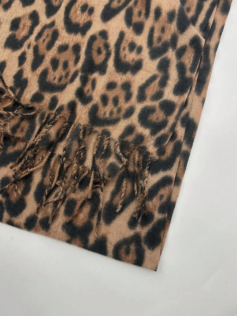 SHEIN SZALIK ANIMAL PRINT W01__30X190CM