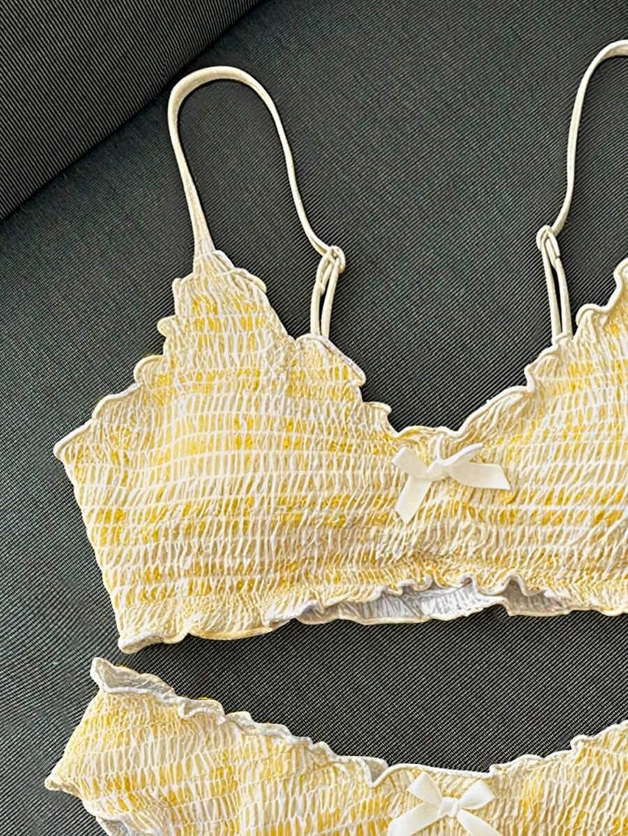 SHEIN DWUCZĘŚCIOWY STRÓJ KĄPIELOWY S09__S