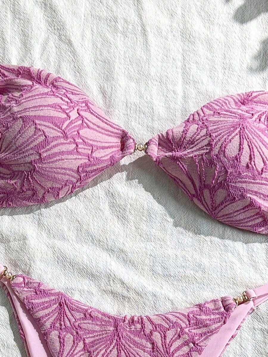 SWIM VCAY RÓŻOWY DWUCZĘŚCIOWY STRÓJ KĄPIELOWY S09__XS