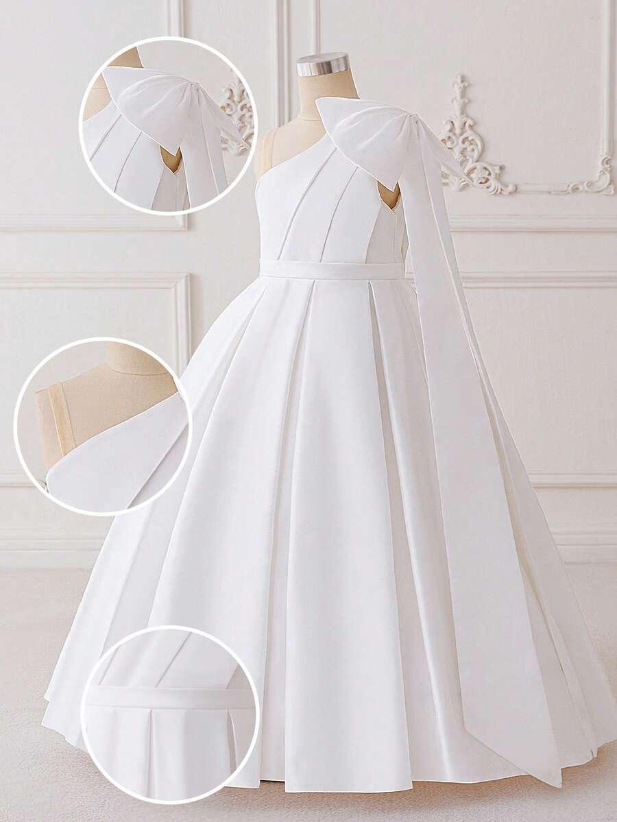 SHEIN BIAŁA SUKIENKA MAXI S06__122/128