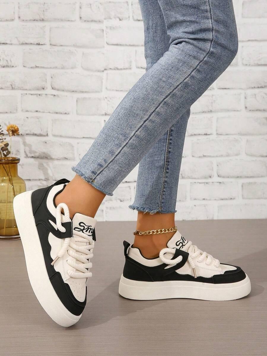 SHEIN SZNUROWANE BUTY SPORTOWE S06__37,5