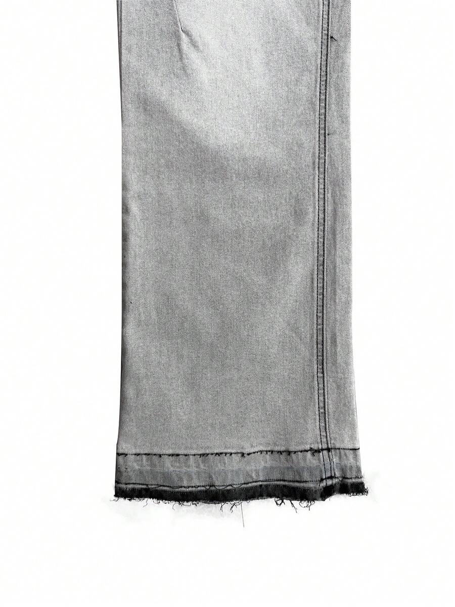 SHEIN SZARE SPODNIE JEANS S06__S
