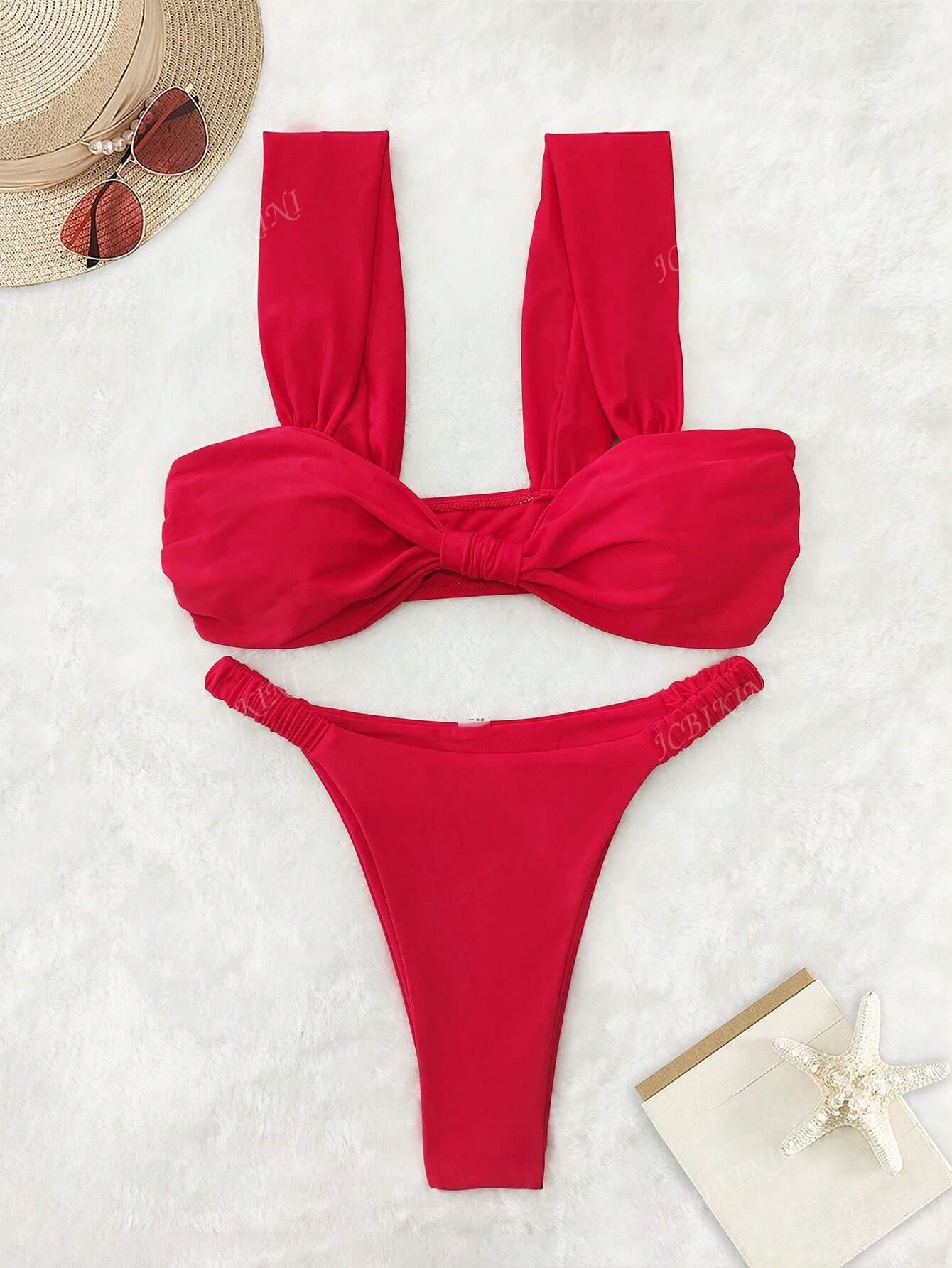 SHEIN DWUCZĘŚCIOWY STRÓJ KĄPIELOWY S09__XS