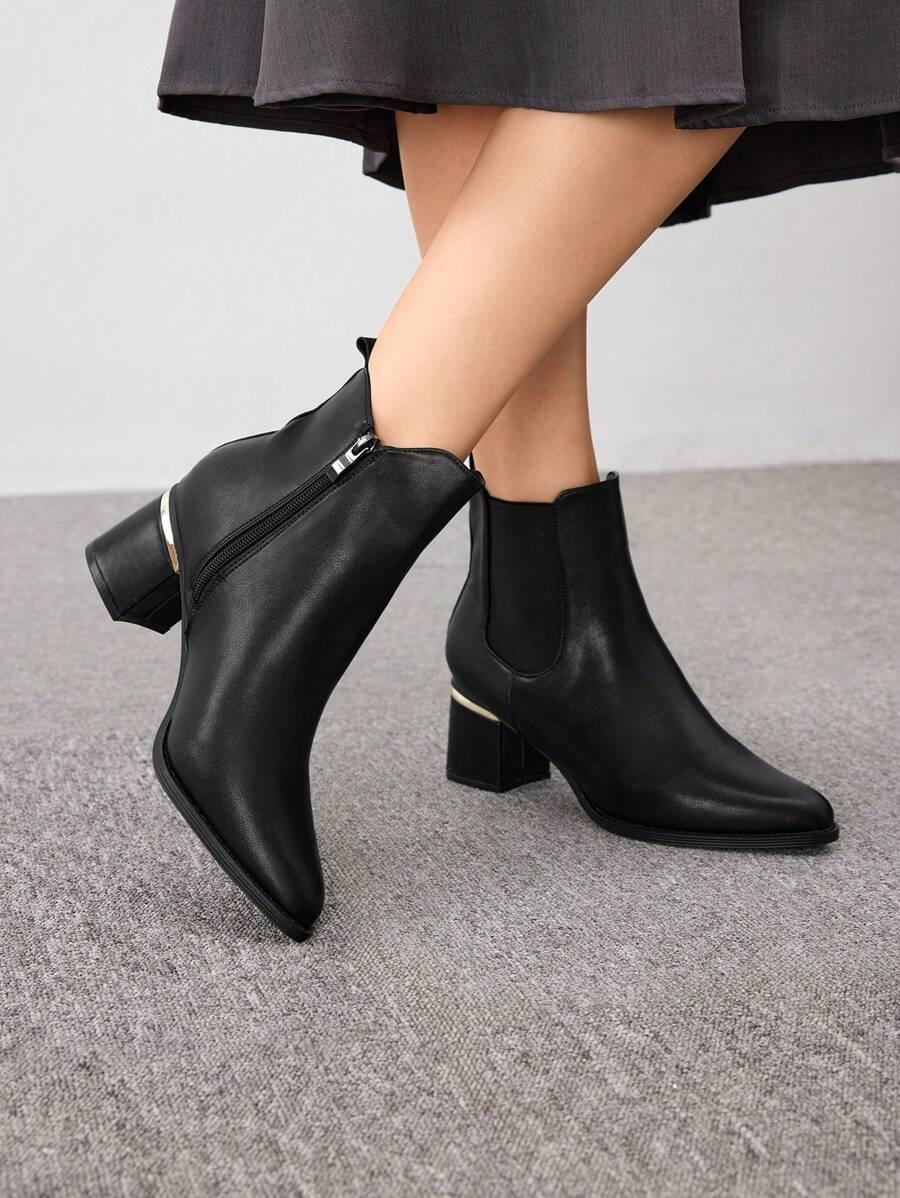 SHEIN CZARNE BOTKI OBCAS W01__39
