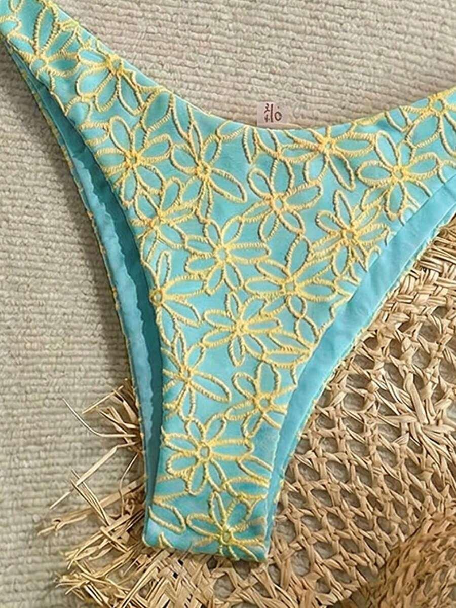 SHEIN DWUCZĘŚCIOWY STRÓJ KĄPIELOWY S09__M