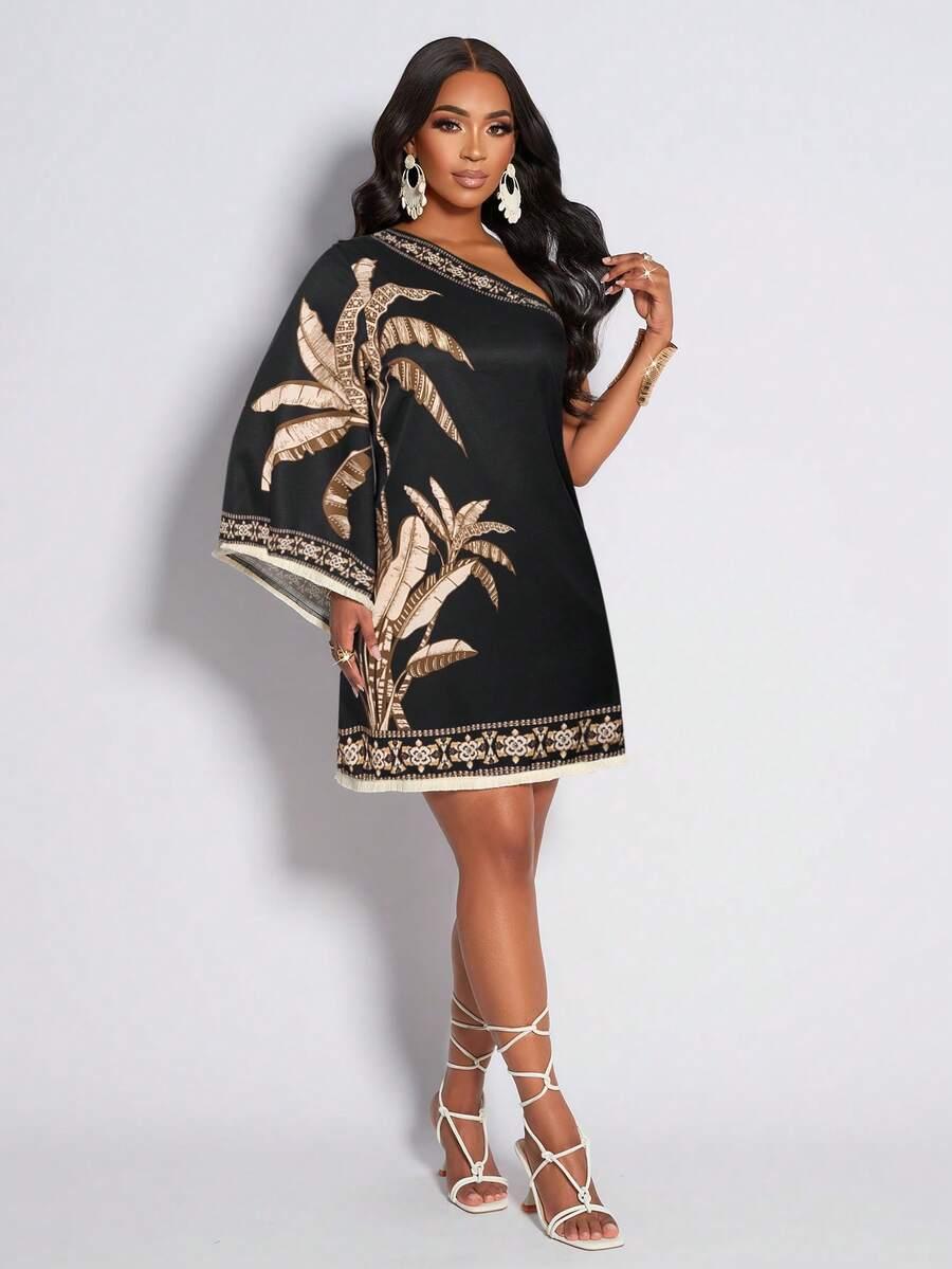 SHEIN MINI SUKIENKA NA JEDNO RAMIĘ S06__L