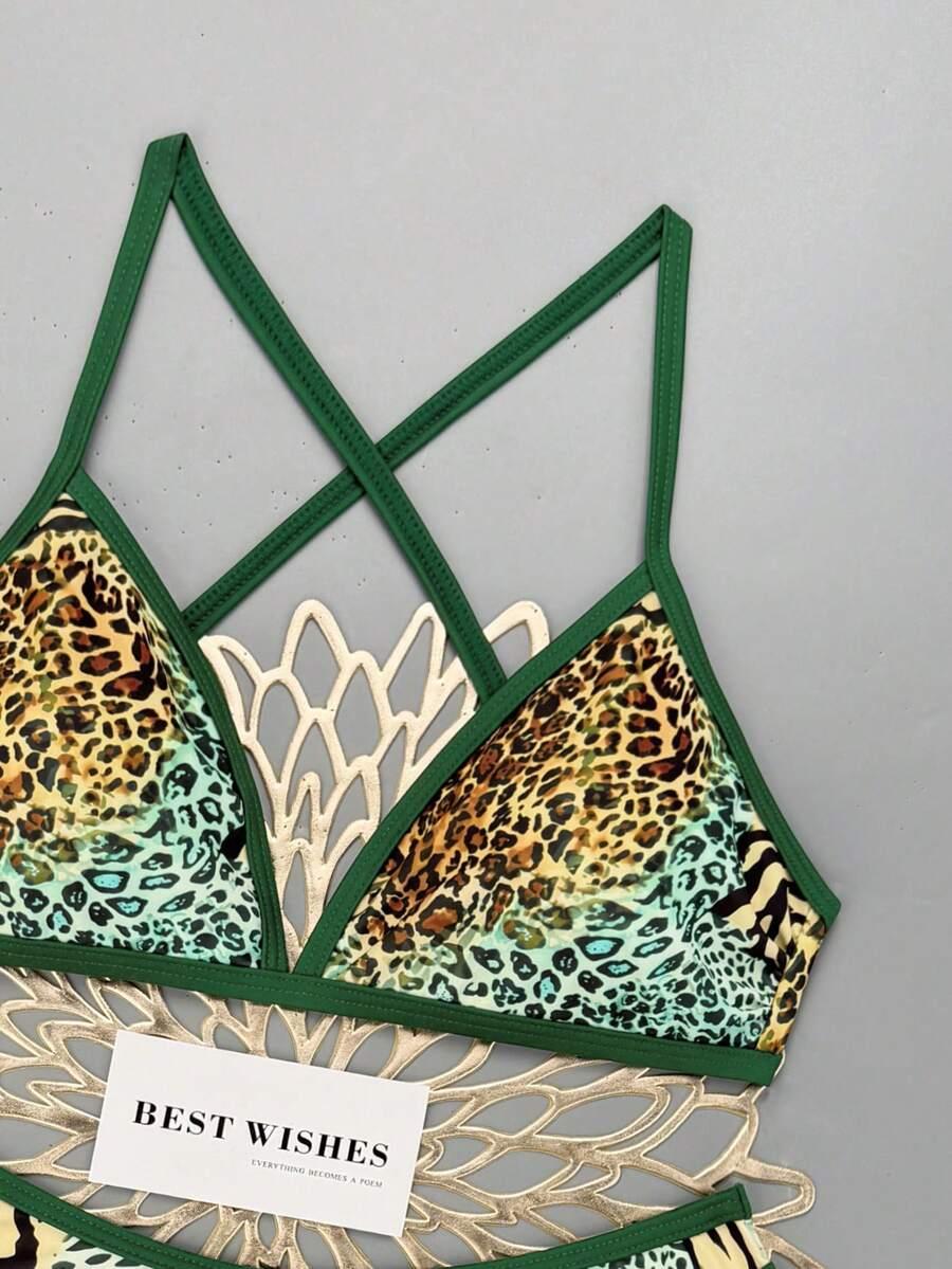 SHEIN DWUCZĘŚCIOWY STRÓJ KĄPIELOWY S09__M