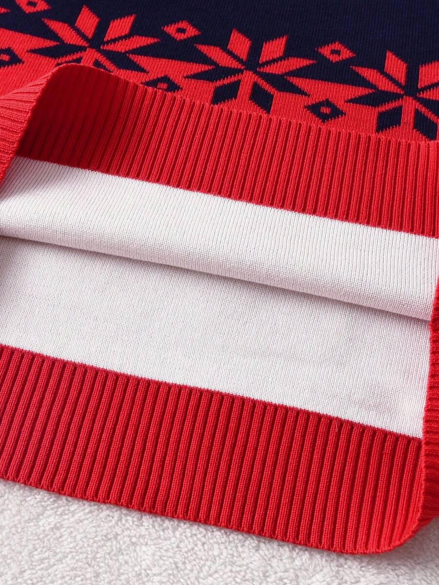 SHEIN SWETER WZÓR ŚWIĄTECZNY BDD__134/140