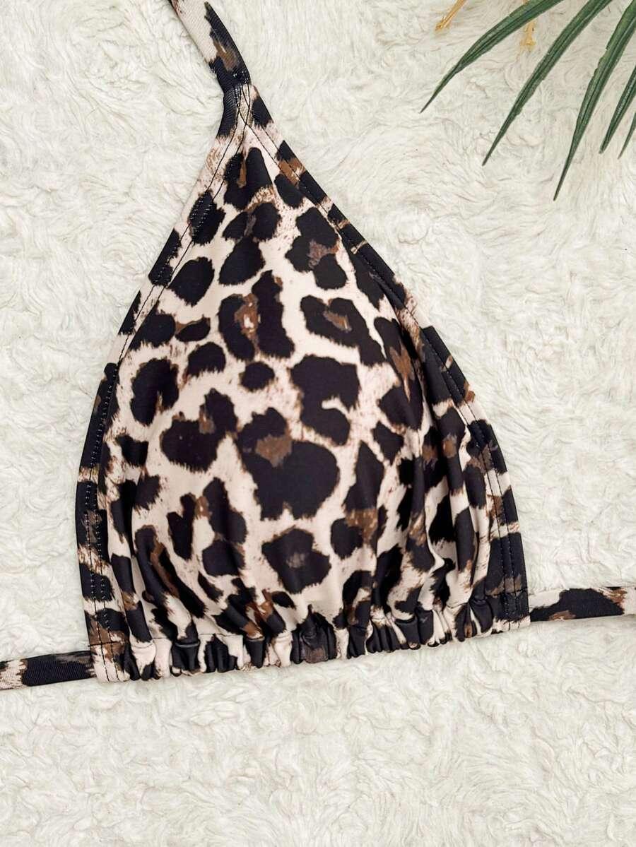 SWIM VCAY TRZYCZĘŚCIOWY KOMPLET BIKINI ANIMAL PRINT S09__46