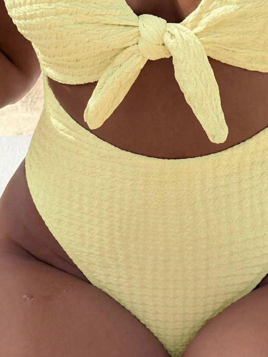 SWIM MOD ŻÓŁTY JEDNOCZĘŚCIOWY STRÓJ KĄPIELOWY S09__XL