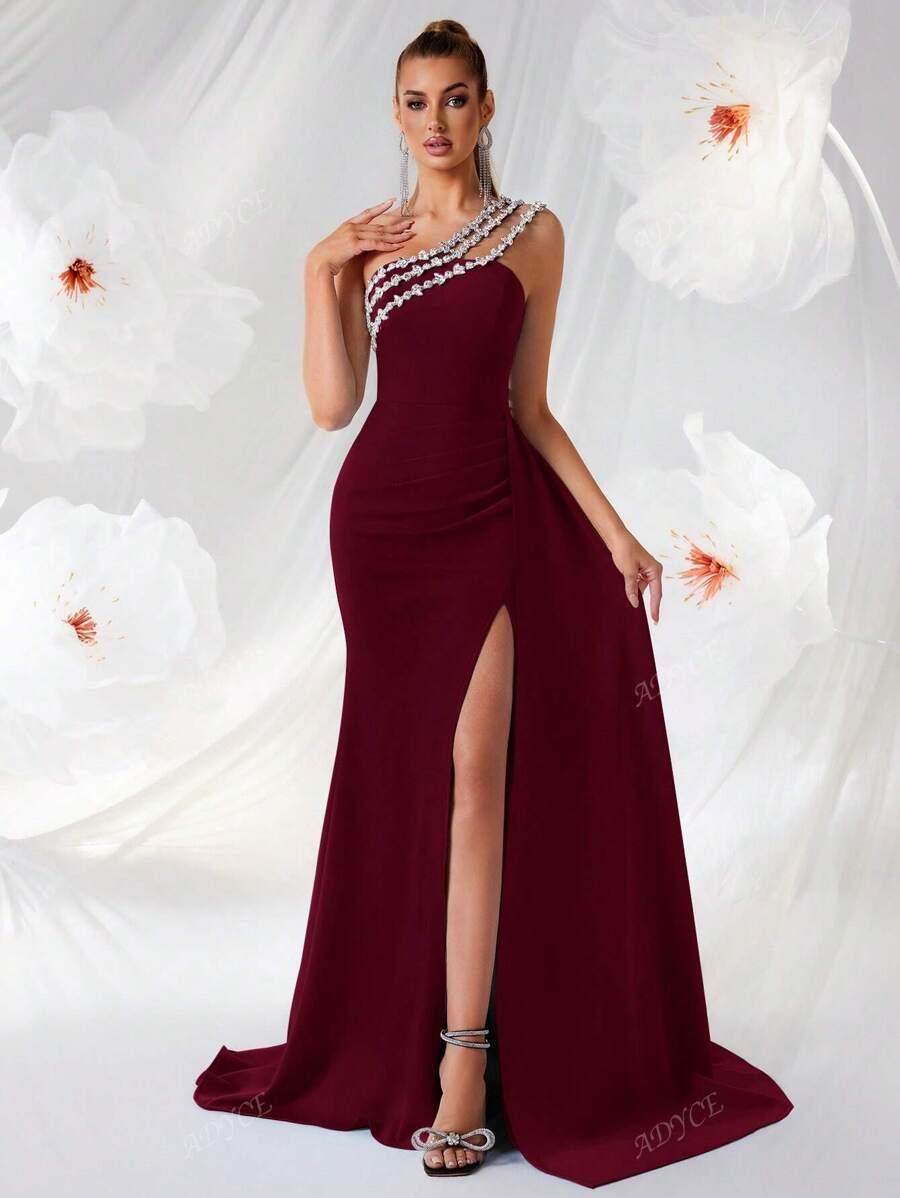 SHEIN BORDOWA MAXI SUKIENKA S06__L