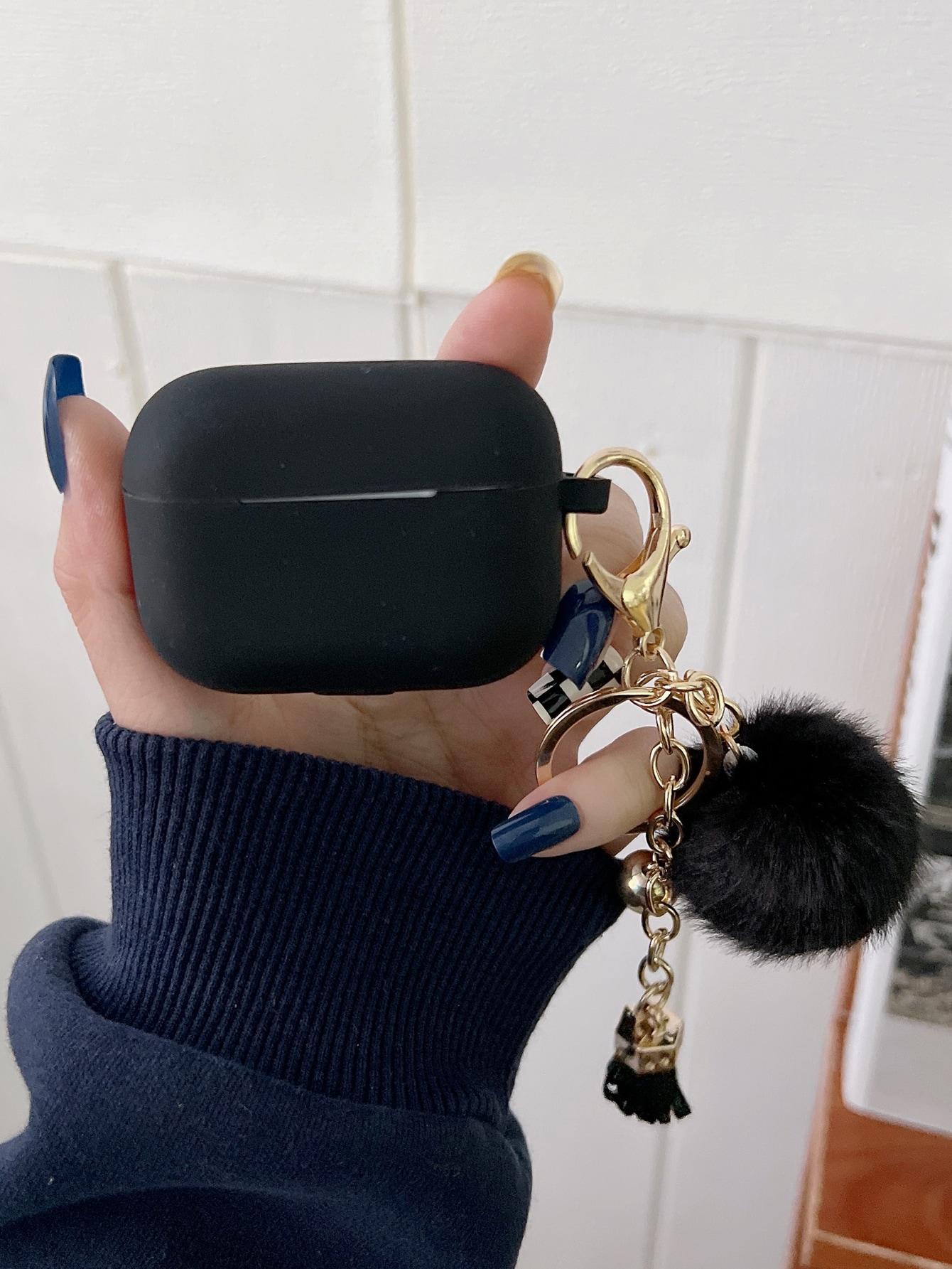 SHEIN ETUI NA SŁUCHAWKI AIRPODS 1/2 Z BRELOKIEM S07