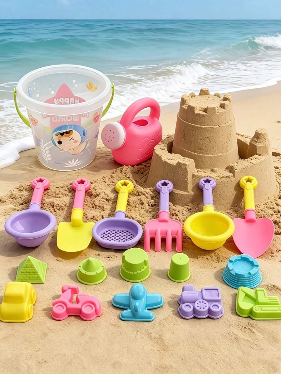 SHEIN ZESTAW PLAŻOWY AKCESORIA DO PIASKOWNICY 18-PACK S07