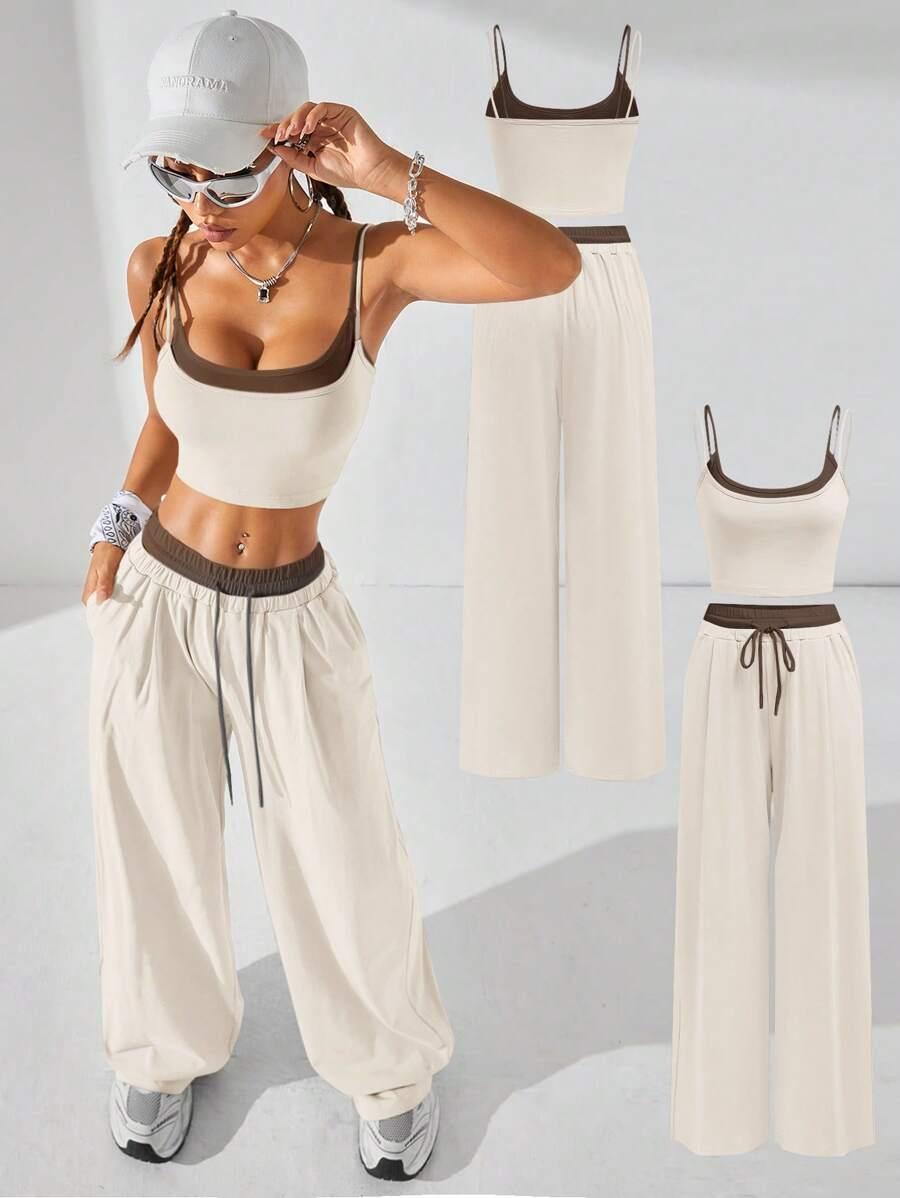 COOLANE KOMPLET SPODNIE TOP S06__XS