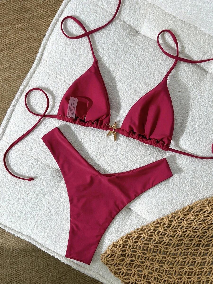 SWIM BASICS CZERWONA GÓRA OD STROJU KĄPIELOWEGO S09__L