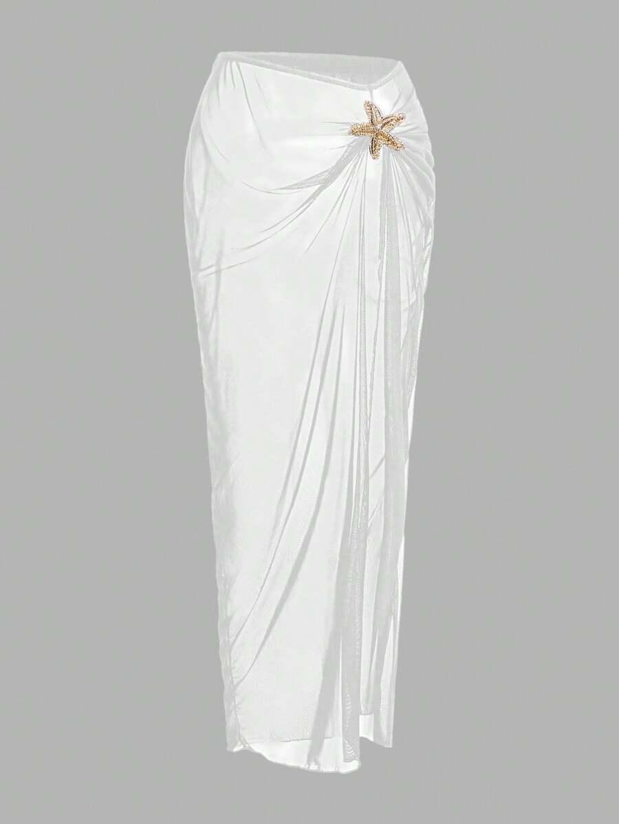 SHEIN JEDNOCZĘŚCIOWY STRÓJ KĄPIELOWY S09__L