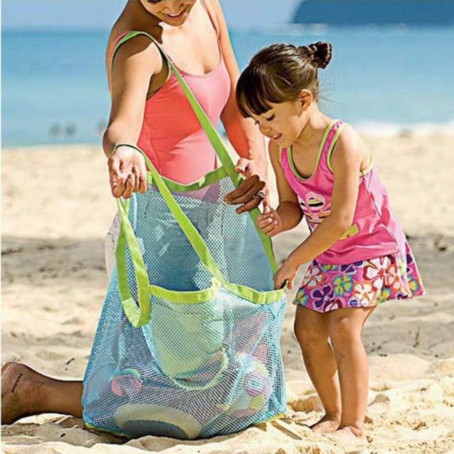 SHEIN NIEBIESKA TORBA SIATKA S07__45X45X30