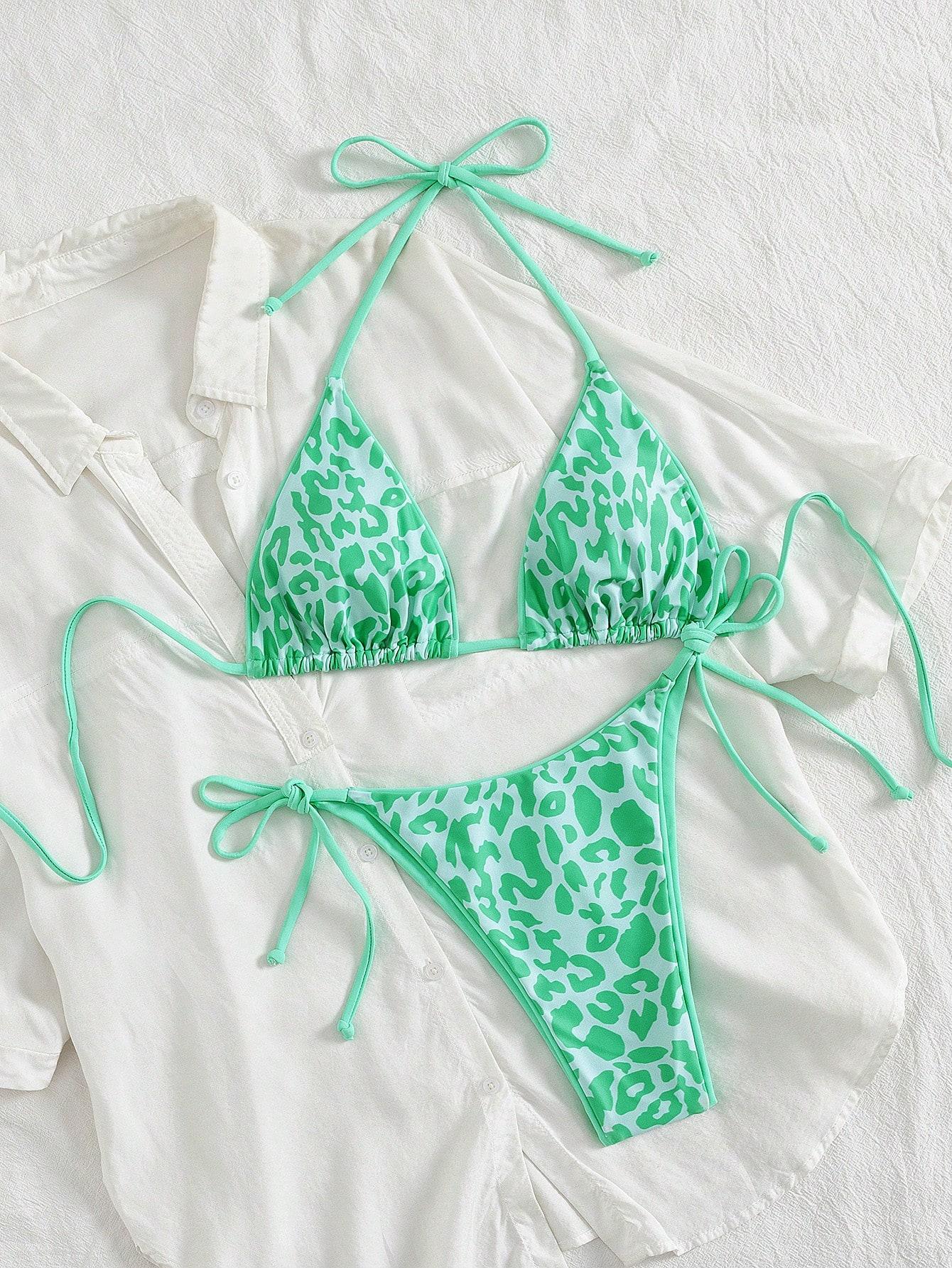 SHEIN DWUCZĘŚCIOWY STRÓJ KĄPIELOWY S09__XS