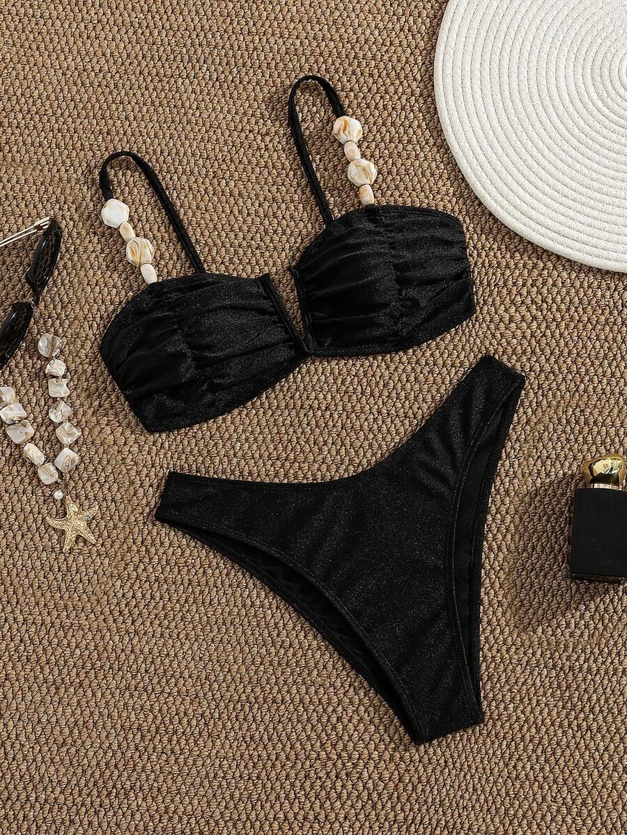 SHEIN DWUCZĘŚCIOWY STRÓJ KĄPIELOWY S09__S