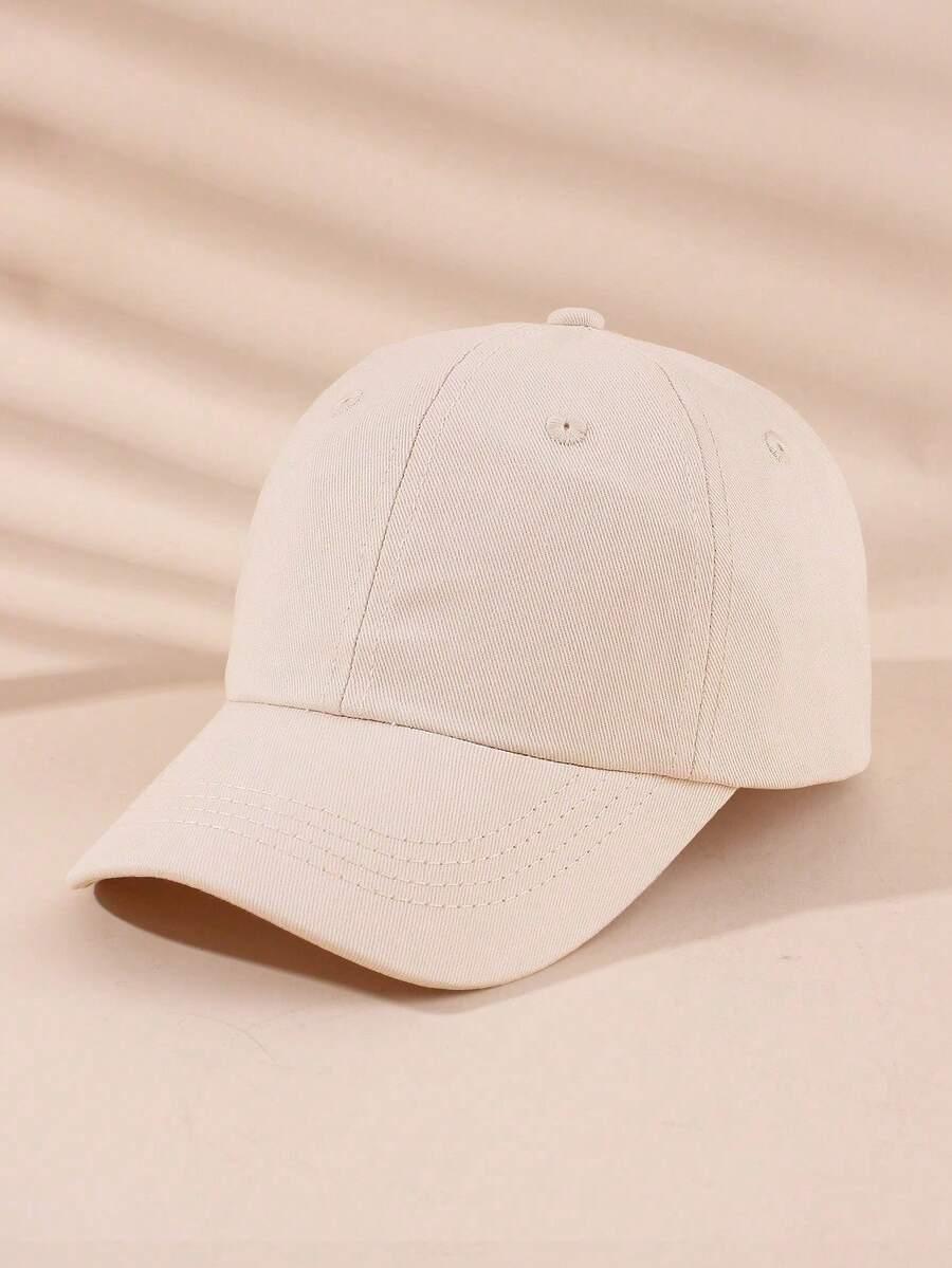 SHEIN BEŻOWA CZAPKA Z DASZKIEM S07__52