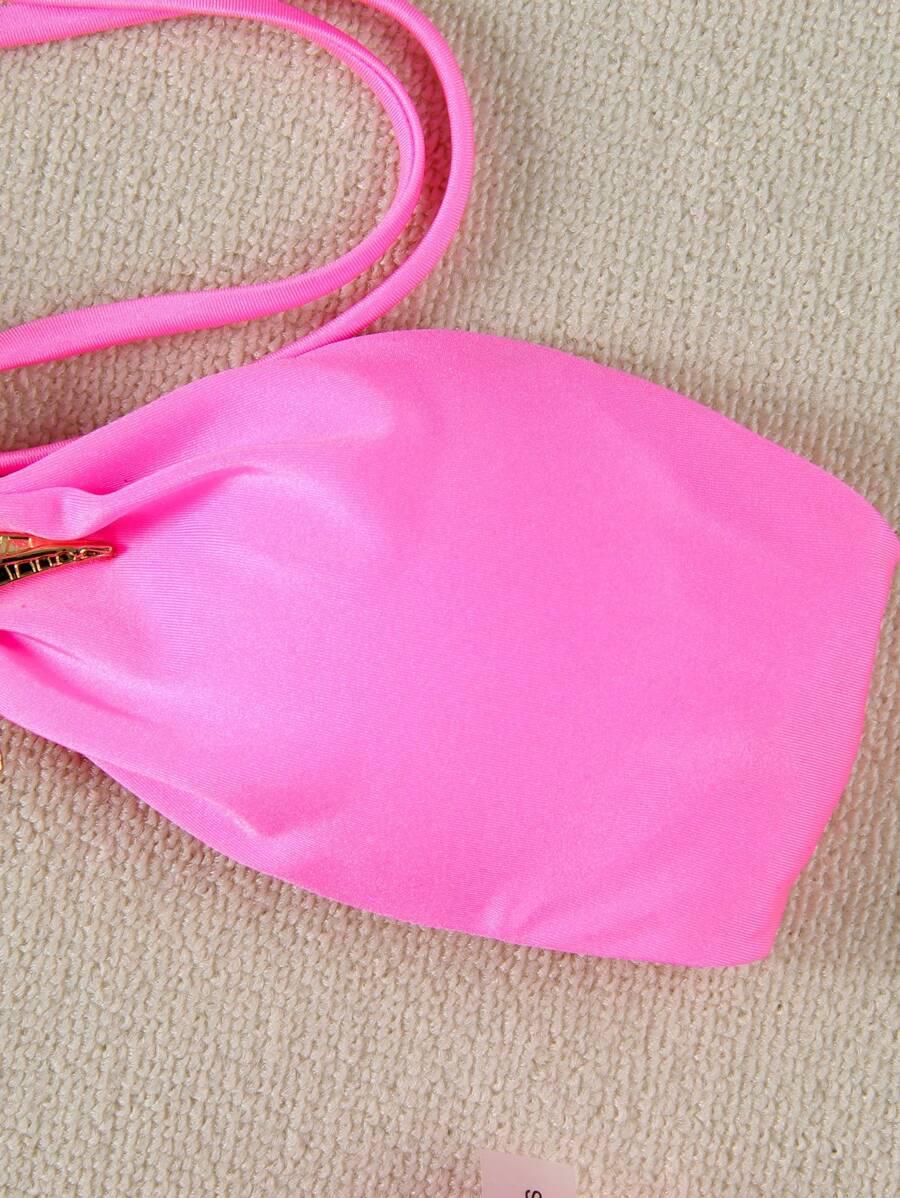 SHEIN DWUCZĘŚCIOWY STRÓJ KĄPIELOWY S09__L