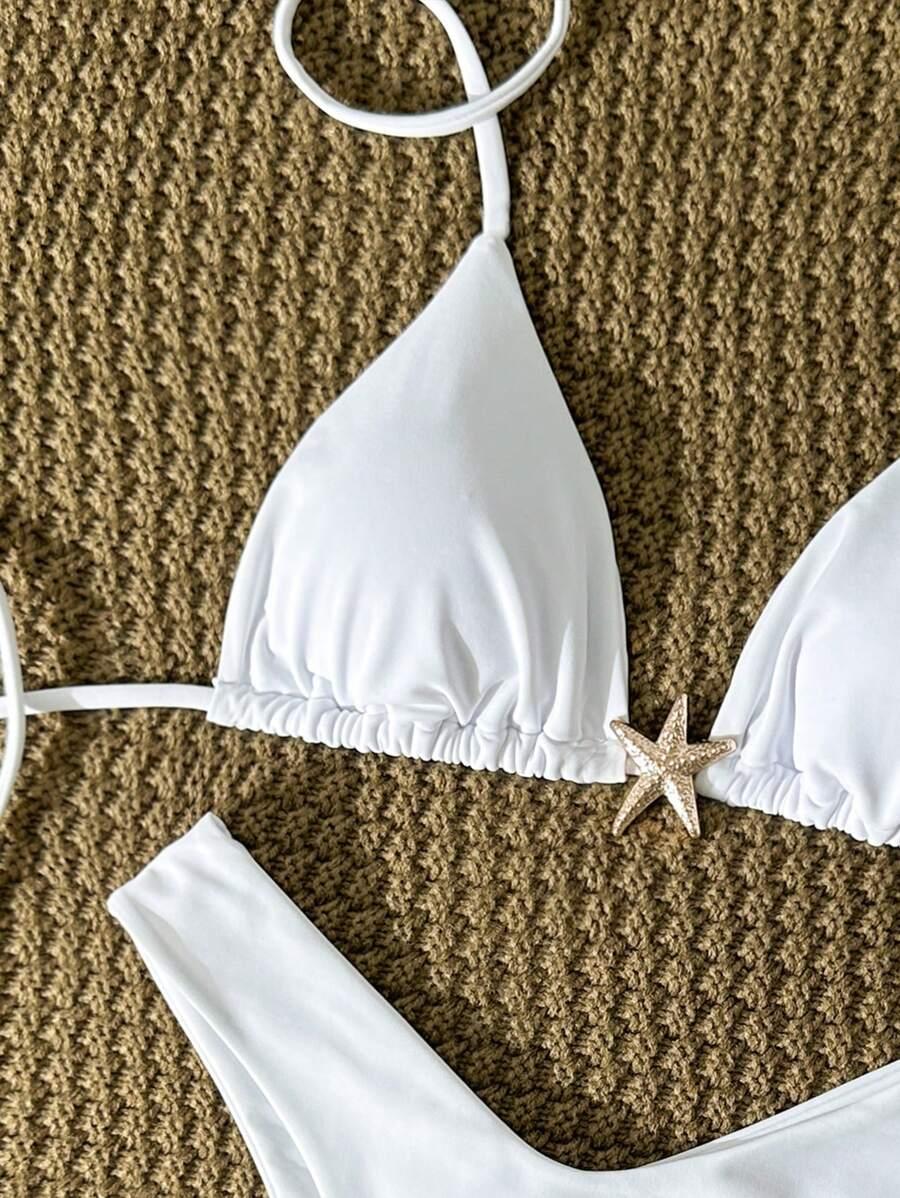 SHEIN DWUCZĘŚCIOWY KOSTIUM KĄPIELOWY BIKINI S09__XS