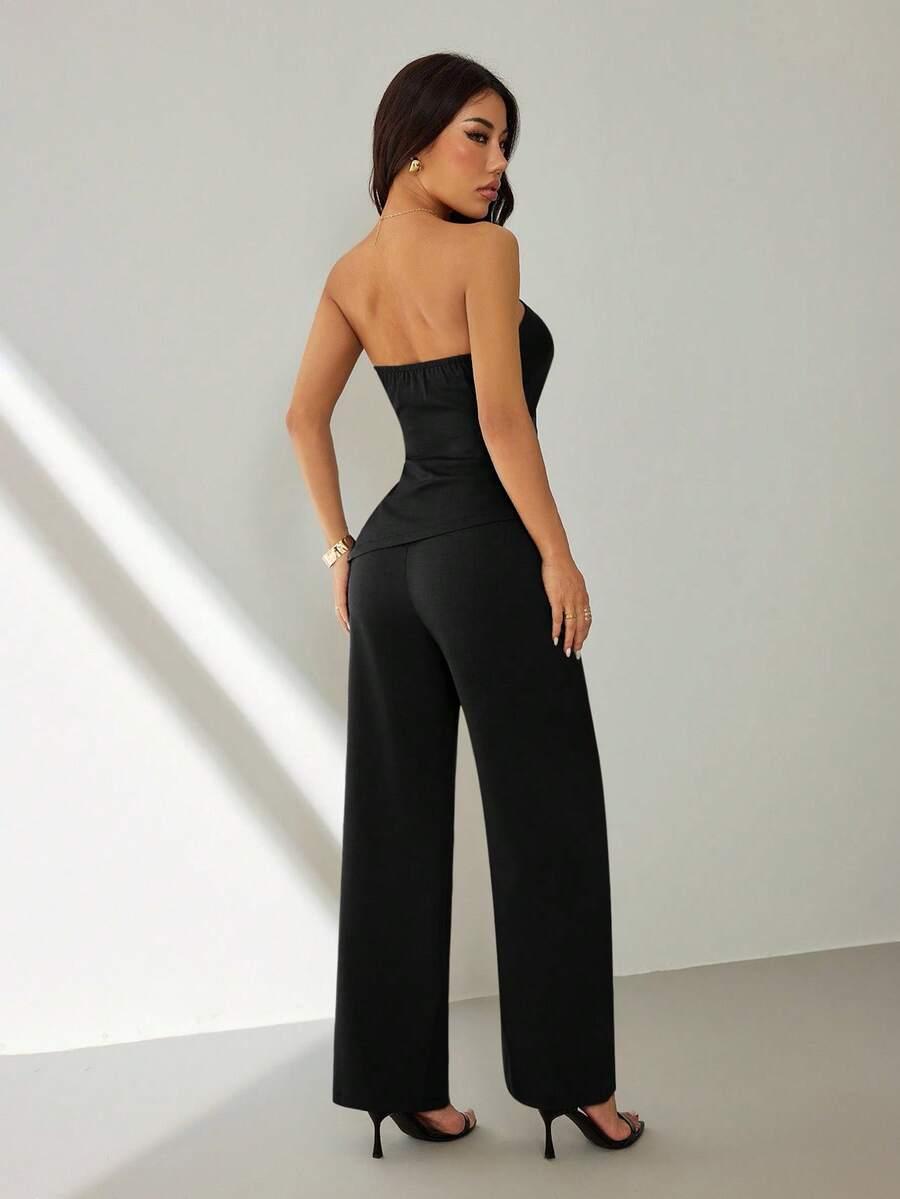 SHEIN TOP SPODNIE KOMPLET S06__S