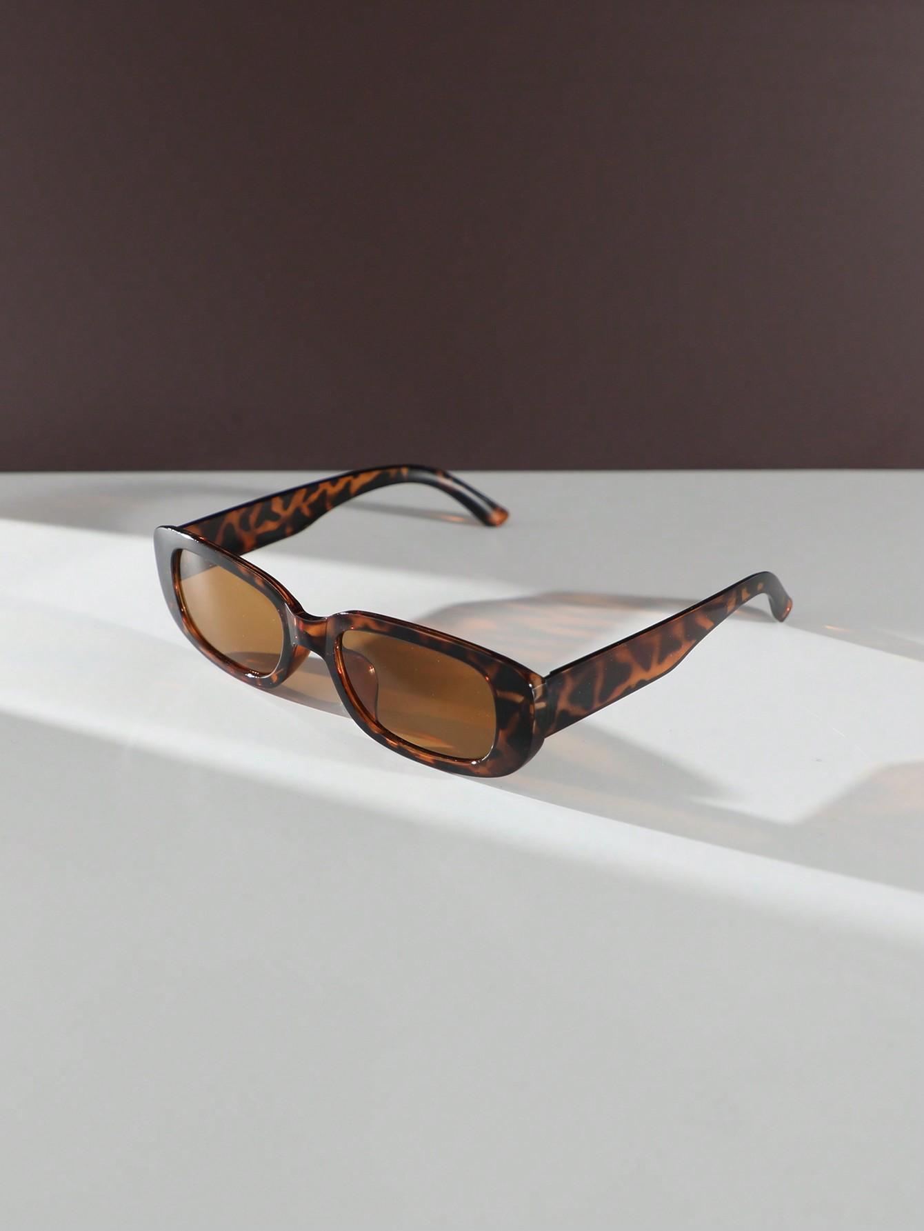 SHEIN OKULARY PRZECIWSŁONECZNE ANIMAL PRINT S07