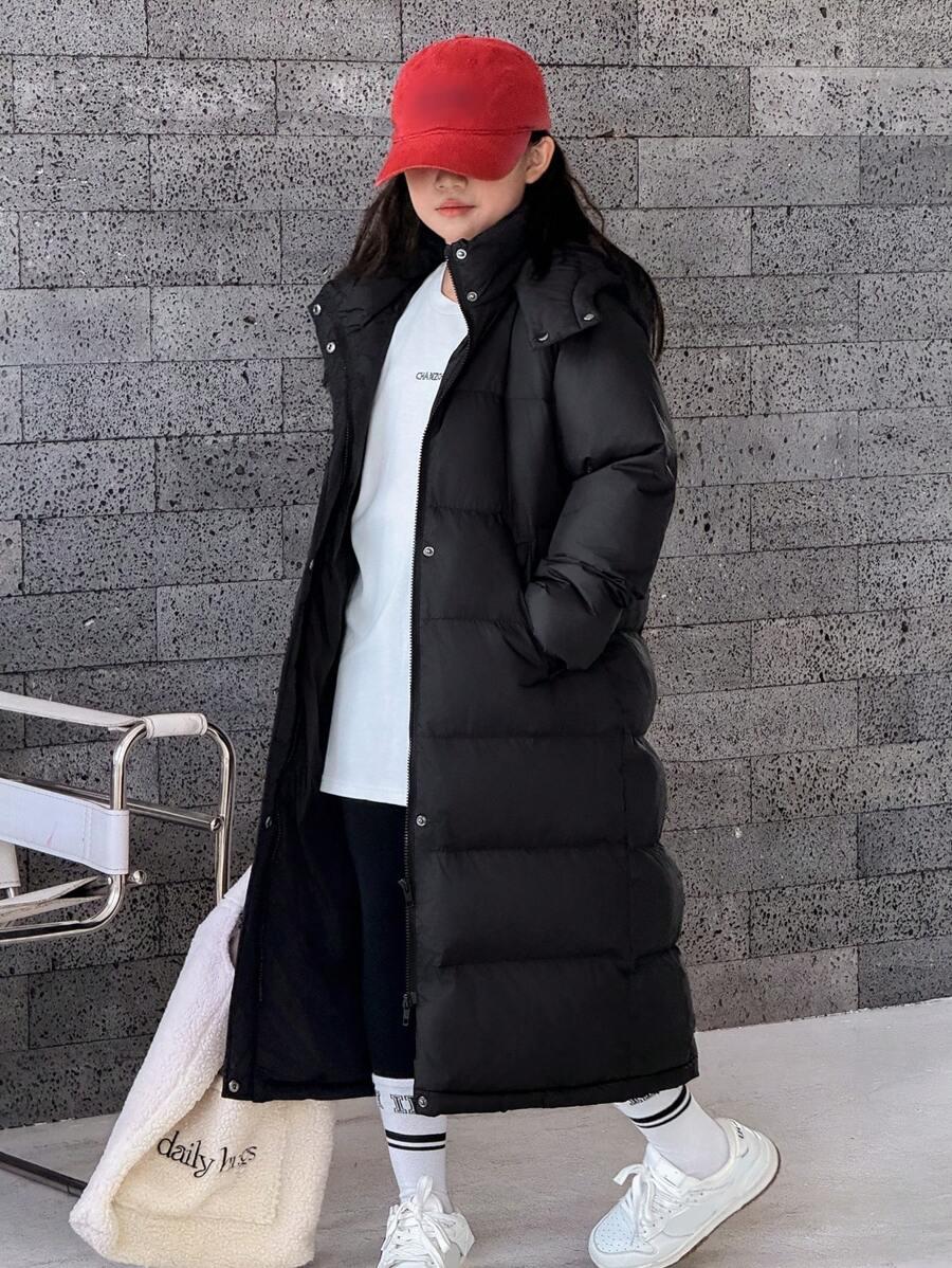 DAZY CZARNA PIKOWANA KURTKA W01__140-146