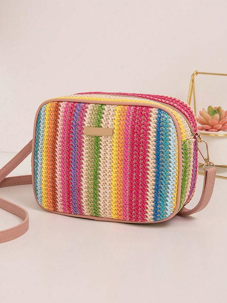 SHEIN TOREBKA NA RAMIĘ WZÓR PASKI S07__13X20