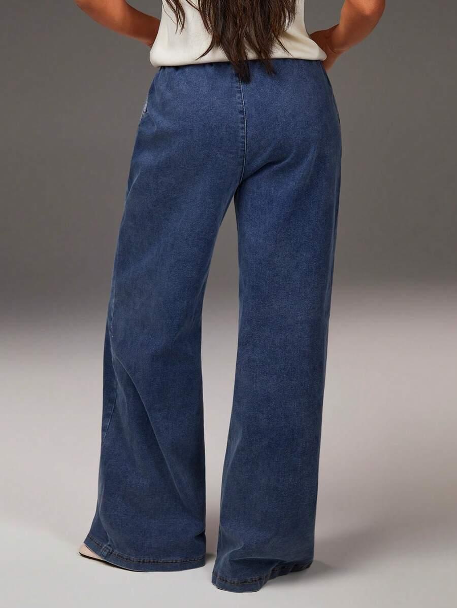 SHEIN NIEBIESKIE SPODNIE JEANS S06__M