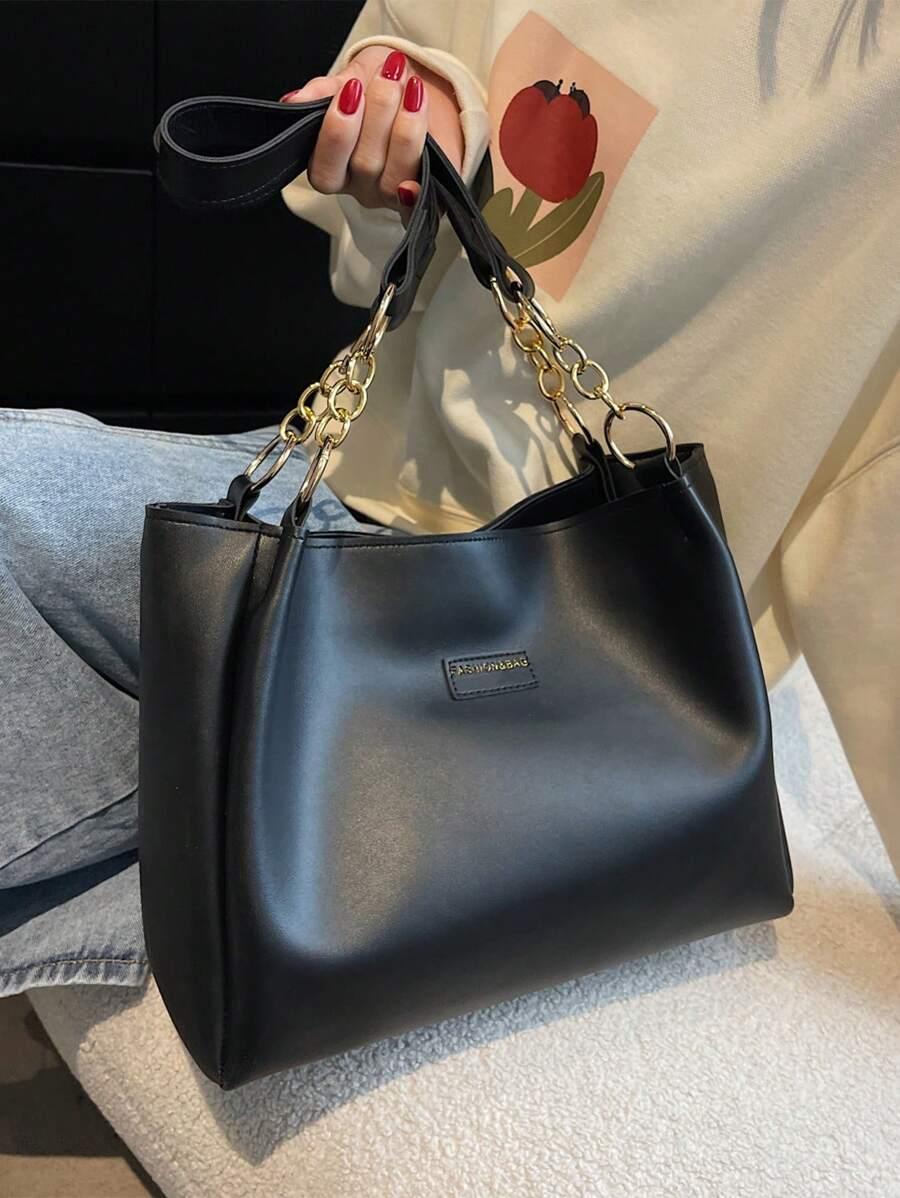 SHEIN CZARNA TOREBKA NA RAMIĘ S07__34X24