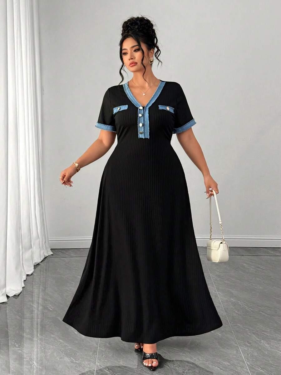 ELENZGA CZARNA MAXI SUKIENKA S06__46