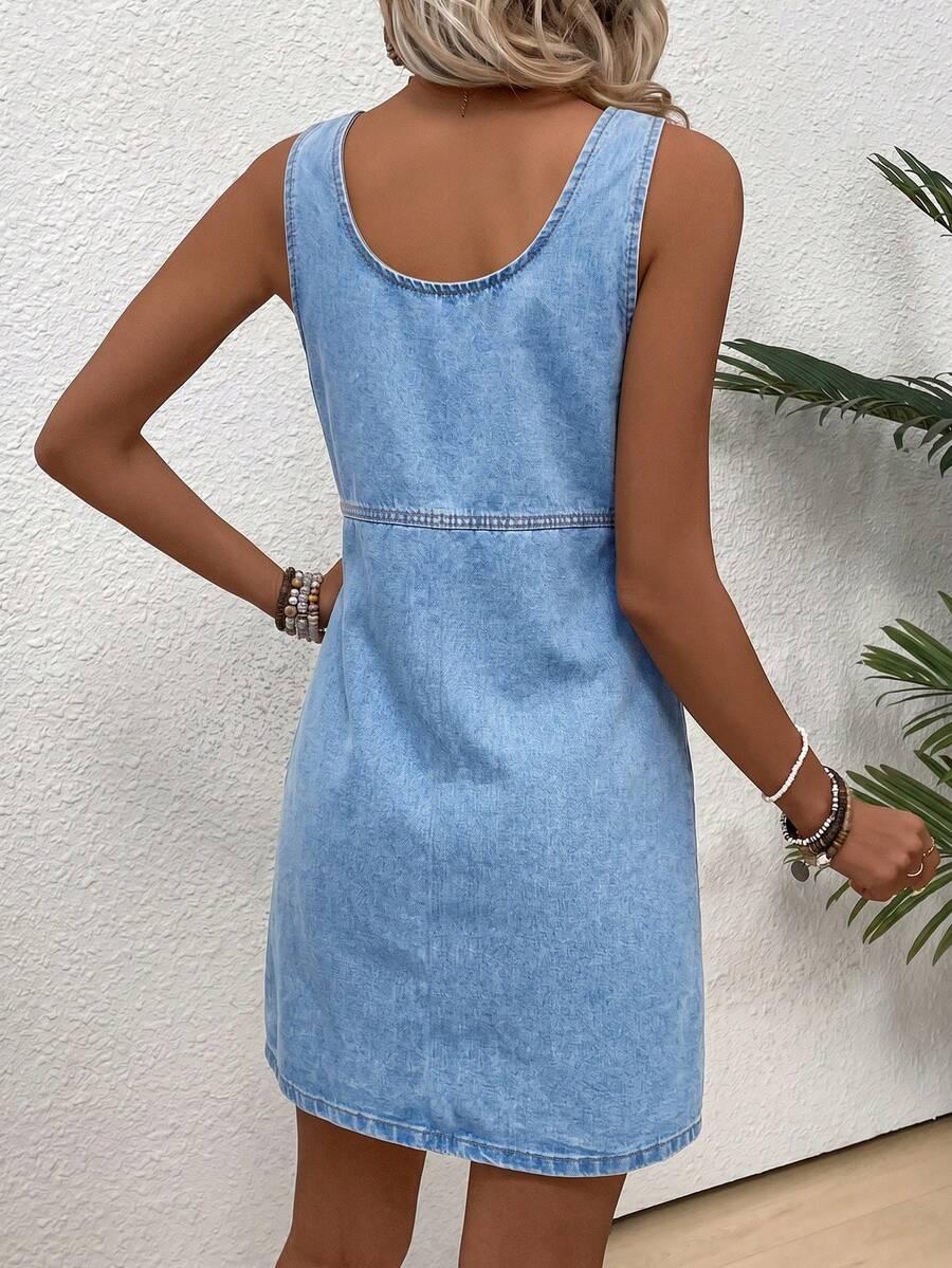 EMERY ROSE NIEBIESKA MINI SUKIENKA S06__M