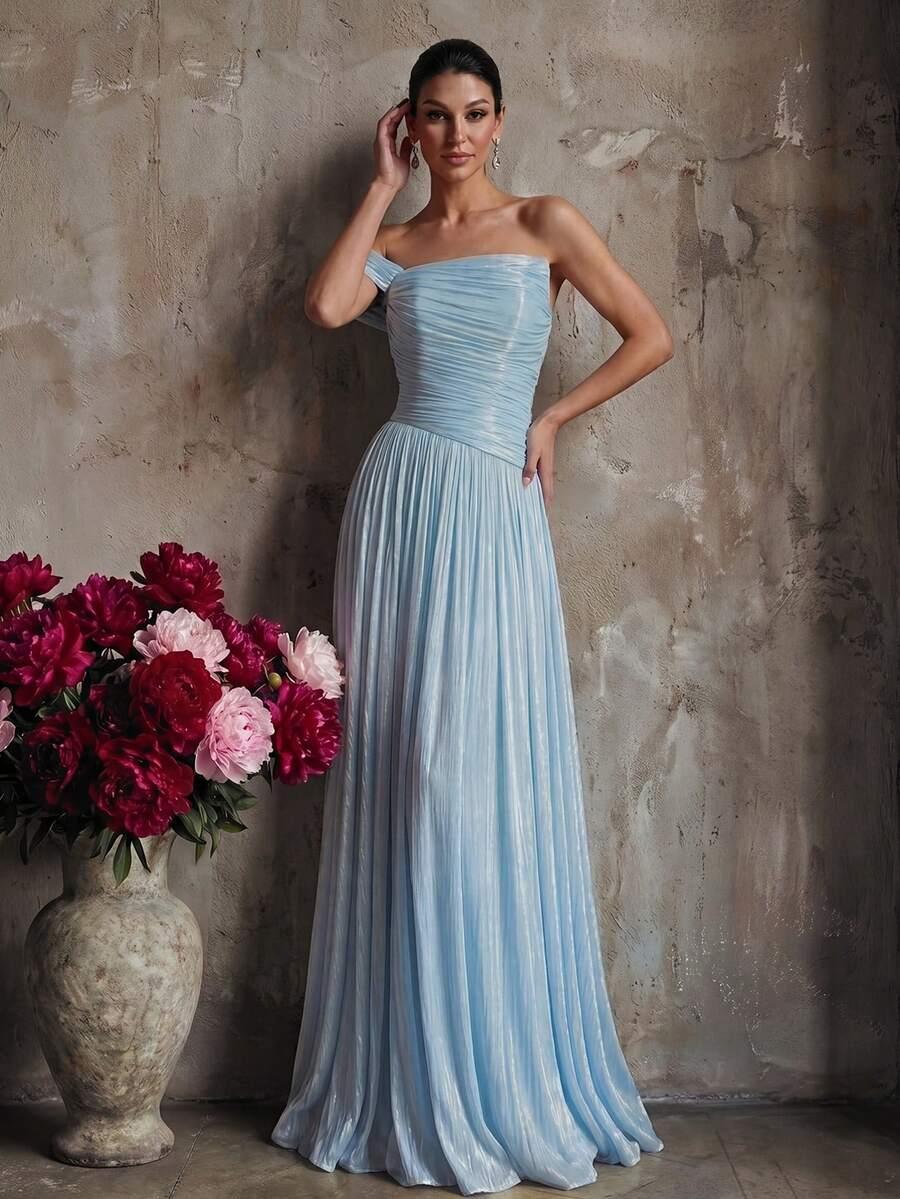 SHEIN NIEBIESKA MAXI SUKIENKA S06__M