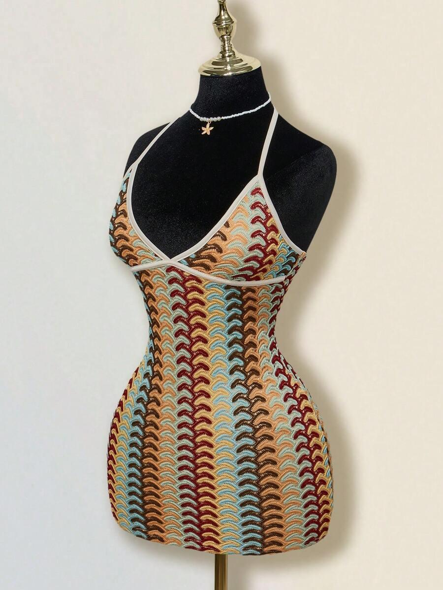 SHEIN MINI SUKIENKA WIĄZANIE S06__S