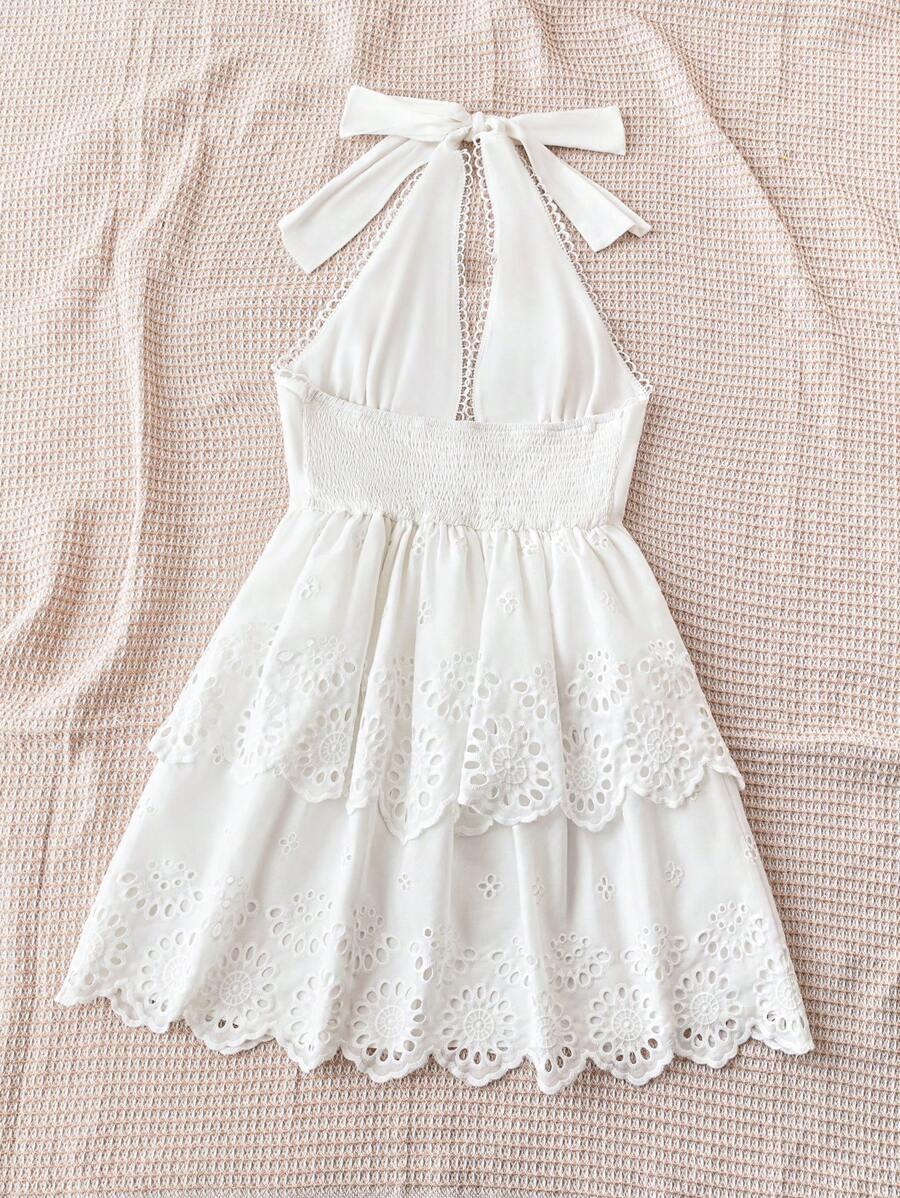 SHEIN BIAŁA MINI SUKIENKA S06__S