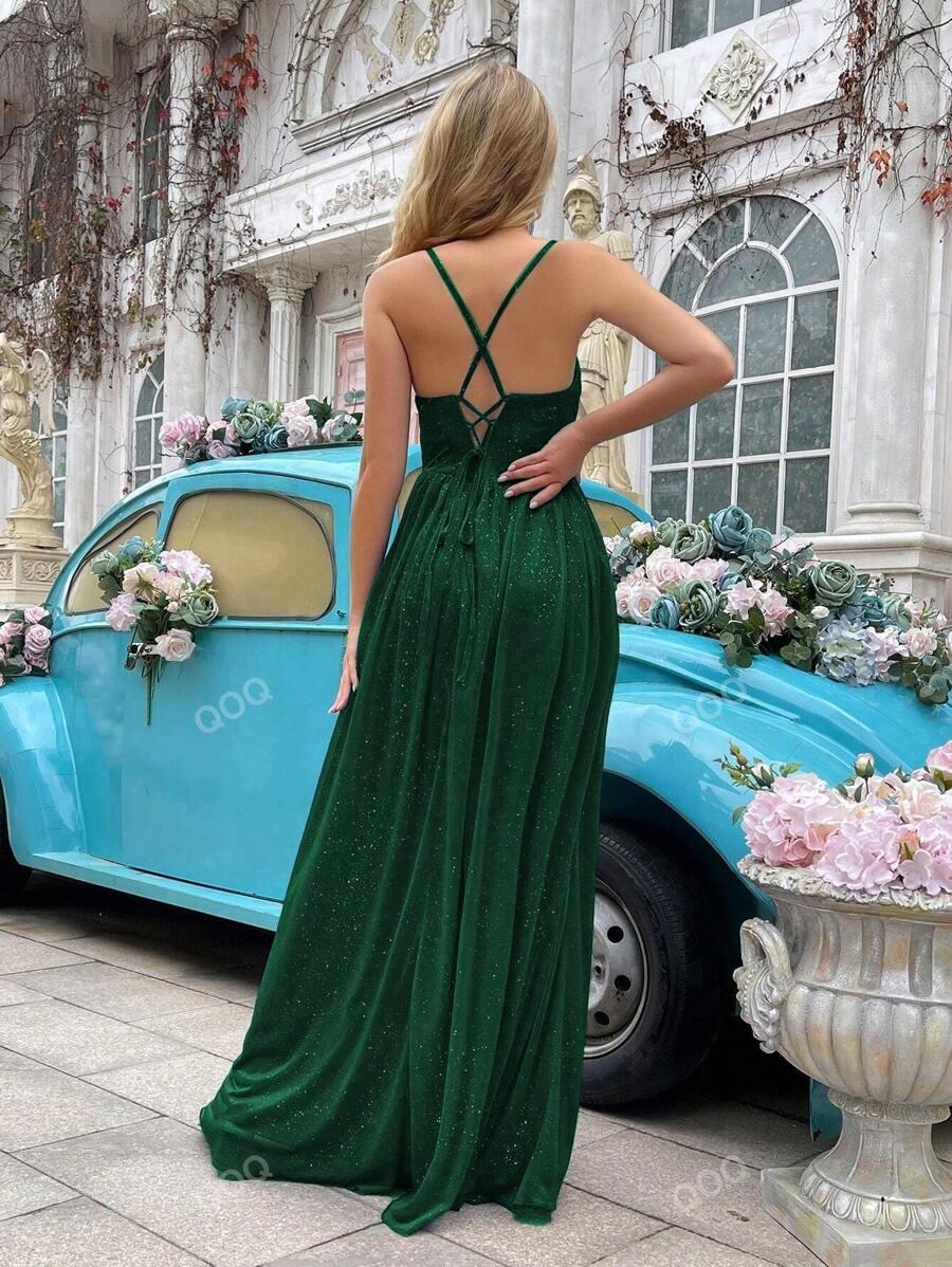 SHEIN ZIELONA MAXI SUKIENKA S06__XL