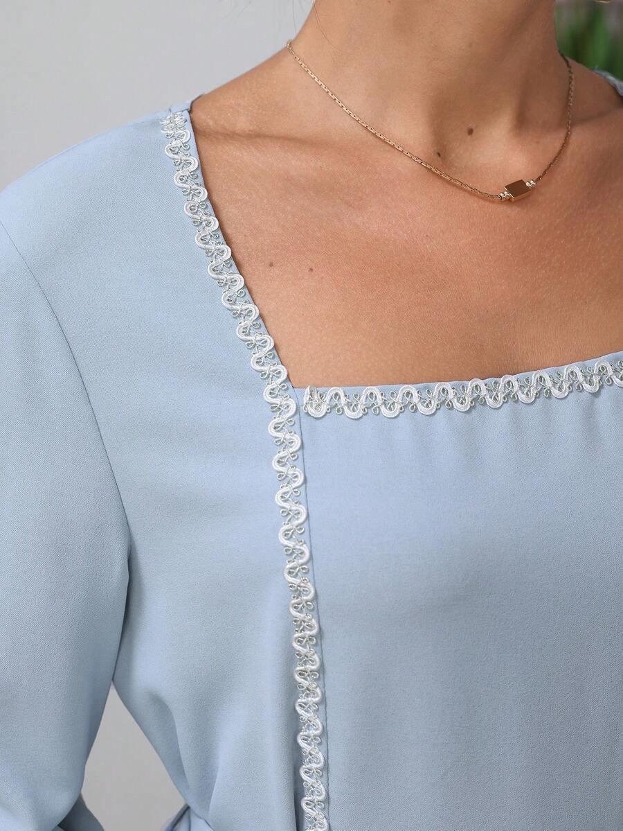 SHEIN NIEBIESKA MAXI SUKIENKA S06__L