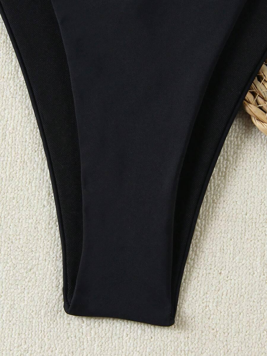 SHEIN DWUCZĘŚCIOWY STRÓJ KĄPIELOWY S09__L