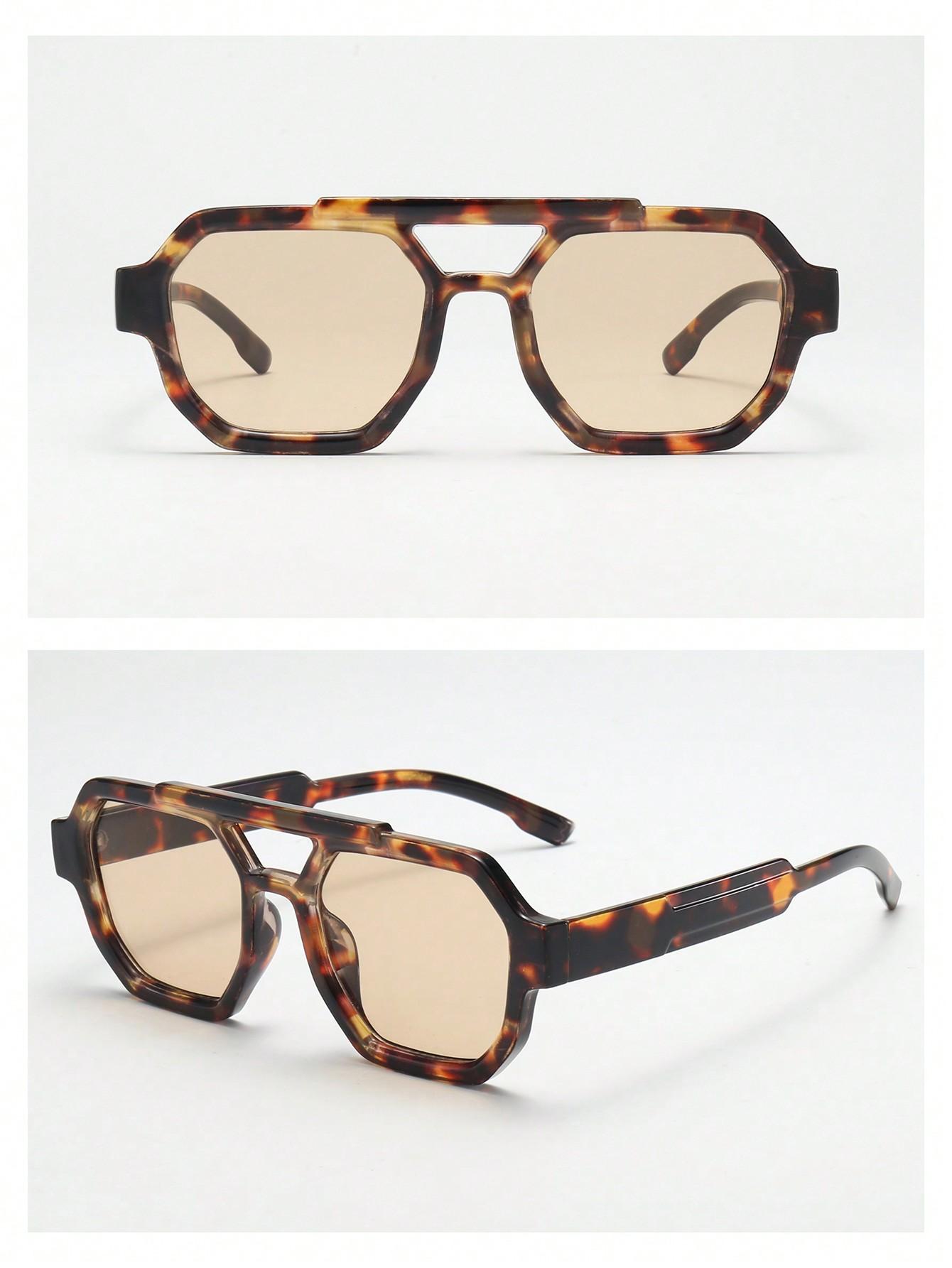 SHEIN OKULARY PRZECIWSŁONECZNE ANIMAL PRINT S07