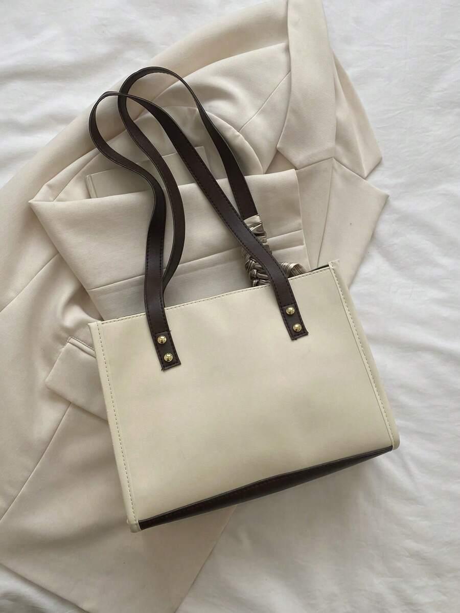 SHEIN KOLOROWA TOREBKA ZDOBIENIE S07__28,5X10,5X21CM