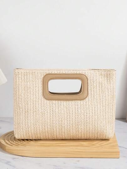 SHEIN BEŻOWA KLASYCZNA TOREBKA S07__18X24