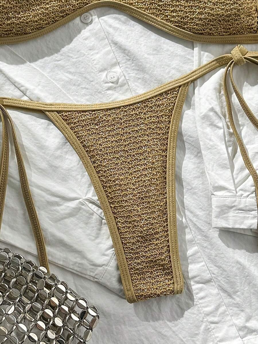 SHEIN DWUCZĘŚCIOWY STRÓJ KĄPIELOWY S09__XS