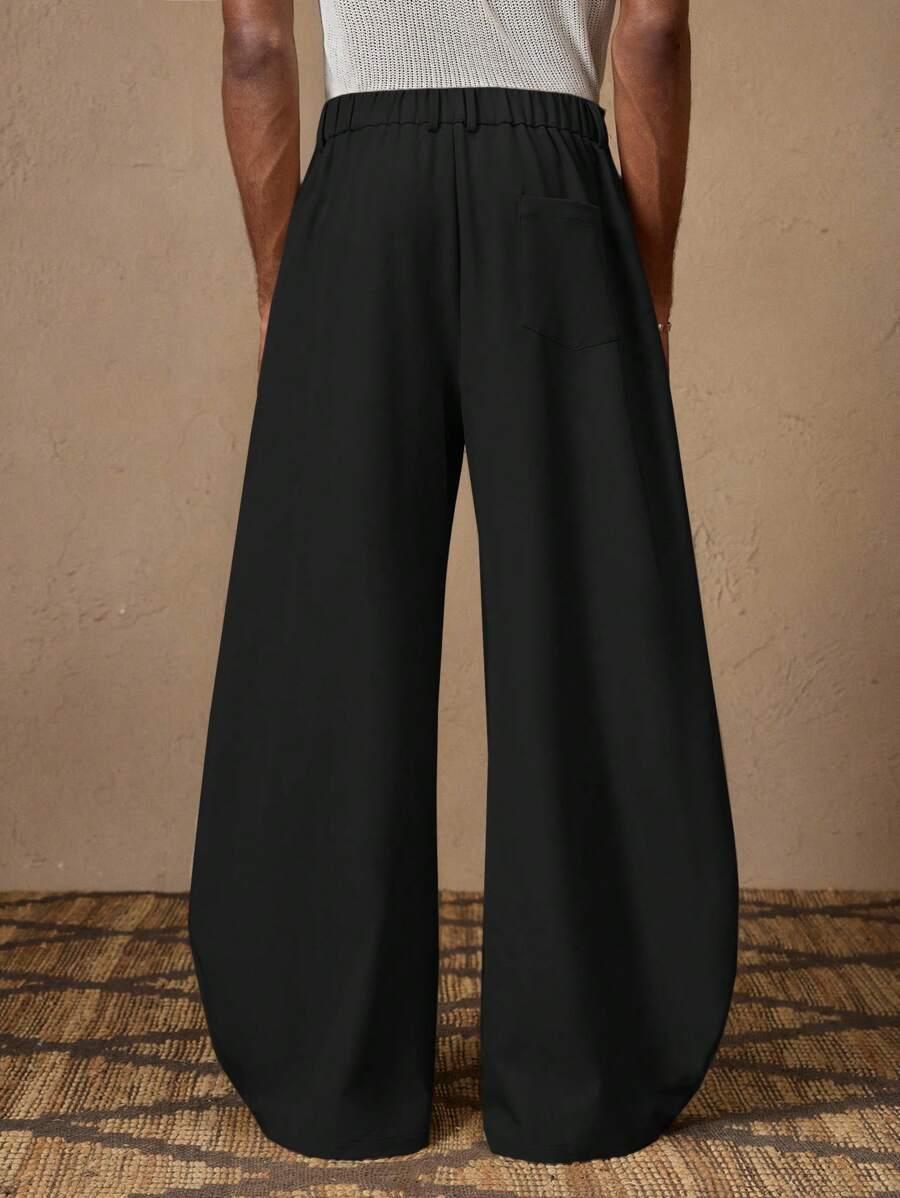 SHEIN CZARNE SPODNIE PROSTA NOGAWKA S06__M