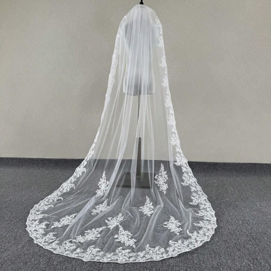 SHEIN BIAŁY WELON ŚLUBNY S07__230 X 160 CM