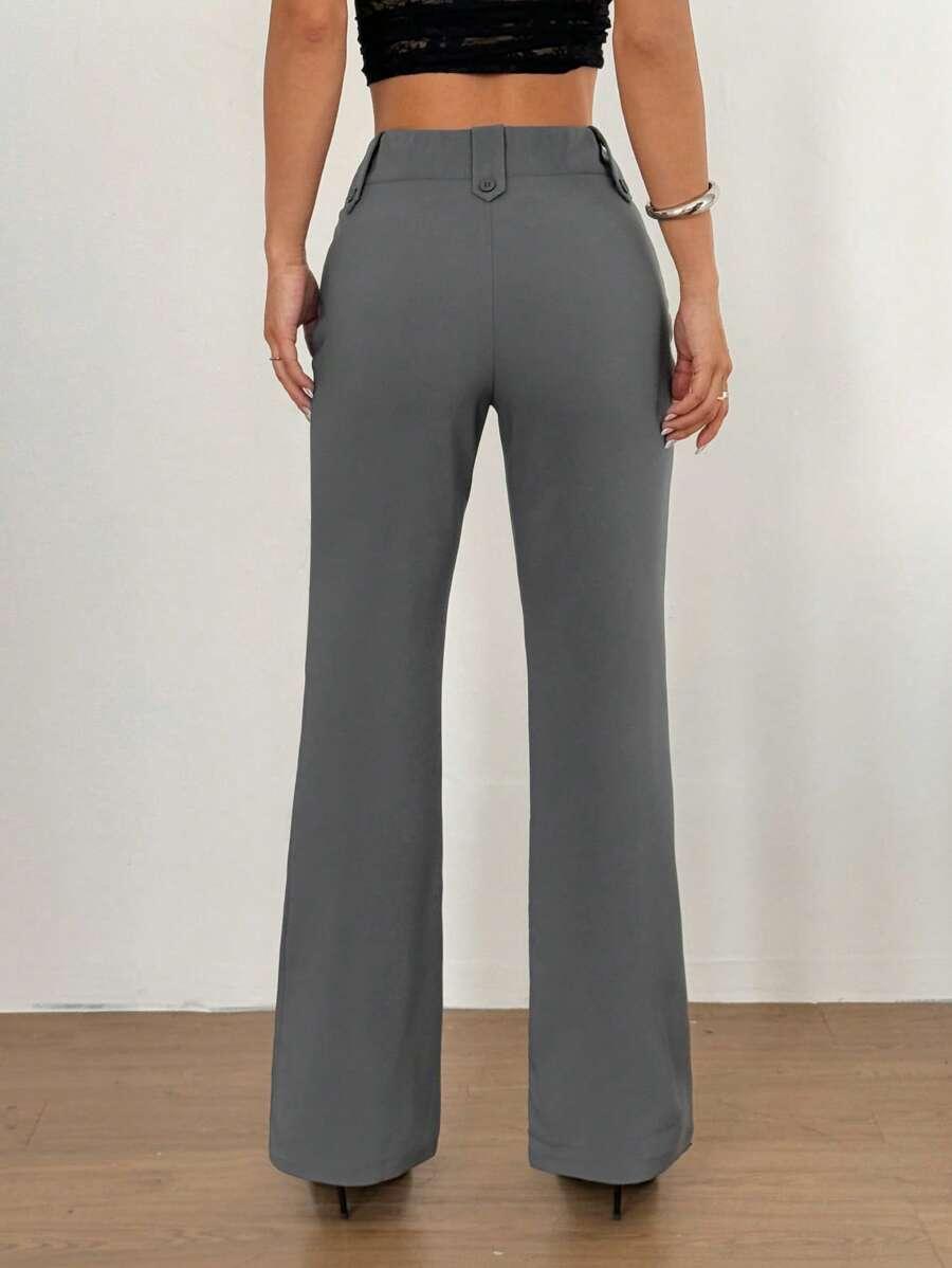 SHEIN SZARE PROSTE SPODNIE S06__46