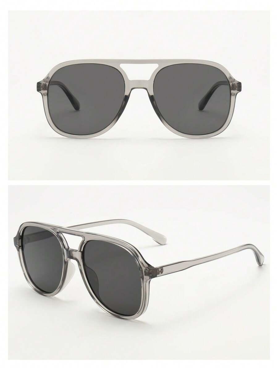 SHEIN SZARE OKULARY PRZECIWSŁONECZNE S07