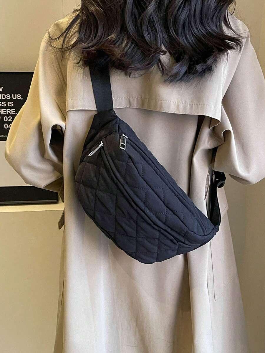 SHEIN CZARNA NERKA ZAMEK S07__29X8X12
