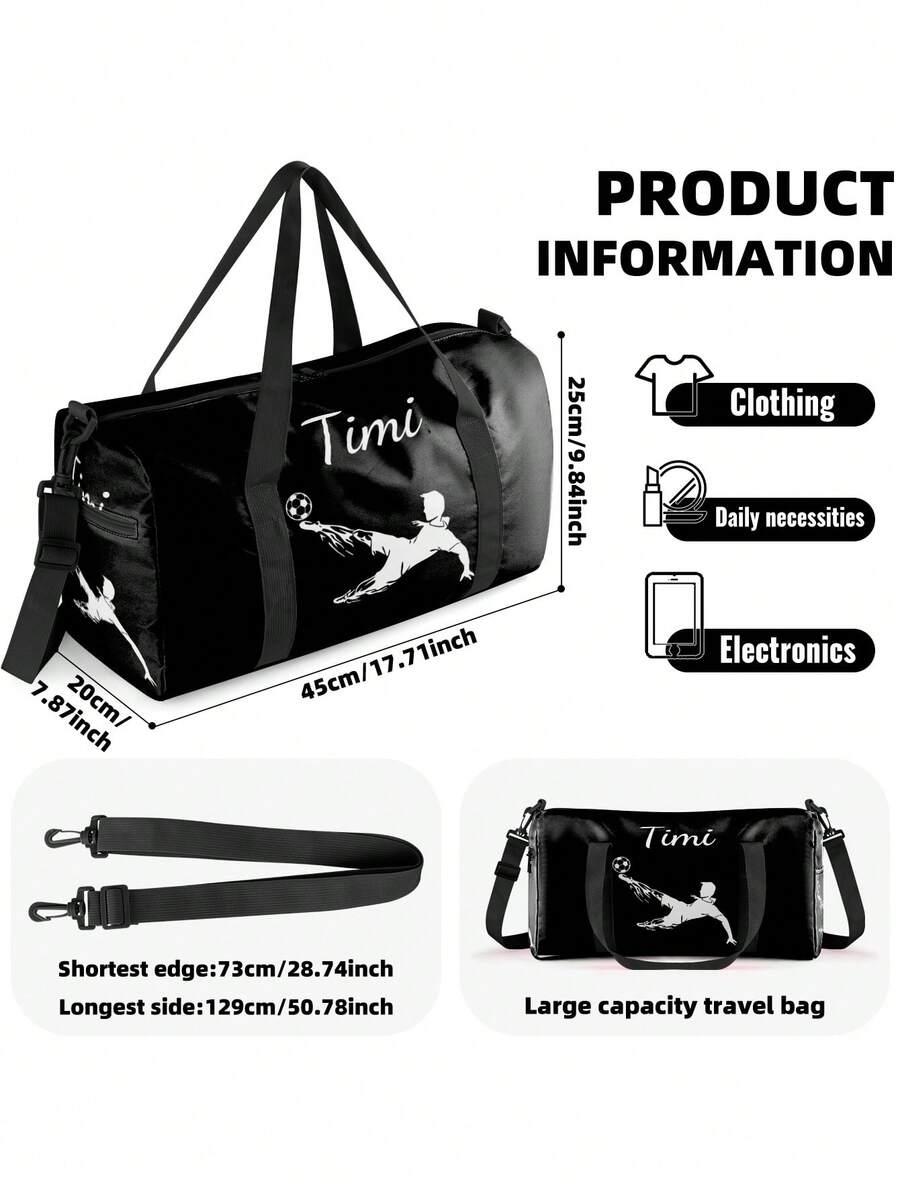 SHEIN CZARNA TORBA SPORTOWA S07__20X25X45CM